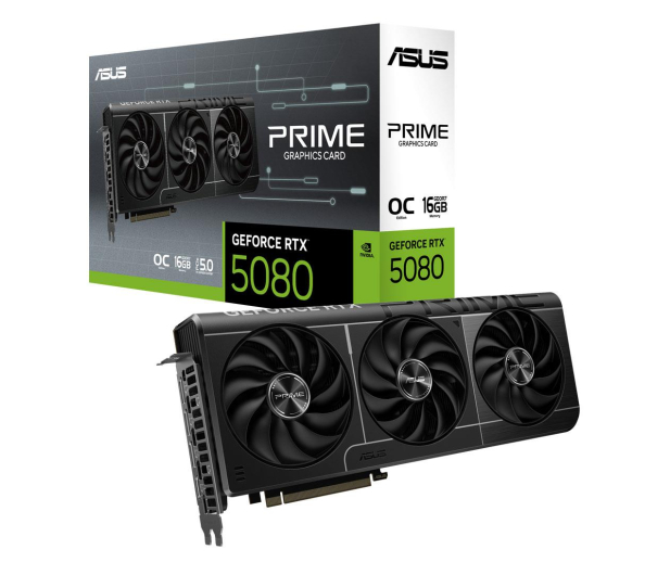 ASUS GeForce RTX 5080 Prime OC 16GB GDDR7 DLSS4 - 1309149 - zdjęcie